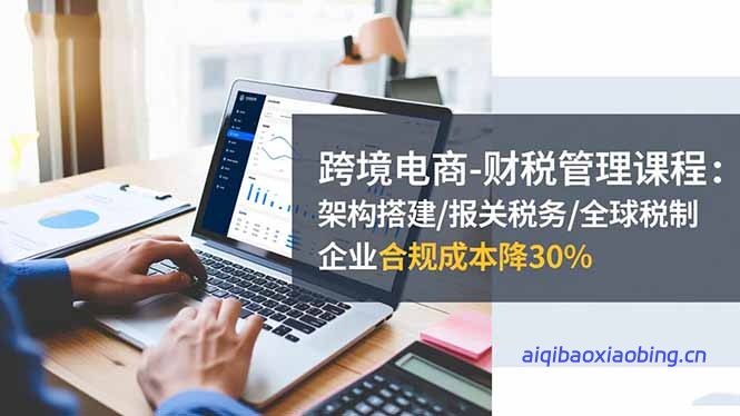 跨境电商-财税管理课程：架构搭建/报关税务/全球税制，企业合规成本降30%-七宝：认真做好一件事
