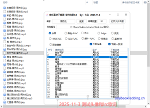 全网音乐下载器4.0 2025.11.3 最新版-七宝：认真做好一件事