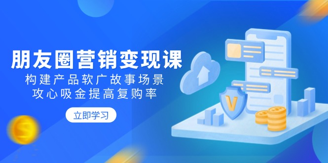 （14162期）朋友圈营销变现课：构建产品软广故事场景，攻心吸金提高复购率-七宝：认真做好一件事