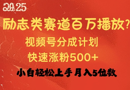 励志类赛道也能百万播放，快速涨粉500+视频号变现月入过W-七宝：认真做好一件事